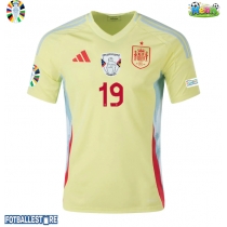 Spania Lamine Yamal #19 Bortedrakt EM 2024 Kortermet